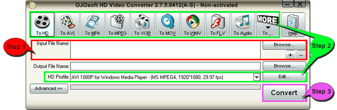 H.264 MPEG-4 AVC to Sony NWZ-E454 compression