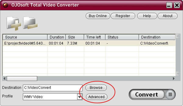 Setp2 - Convert MKV to VC1