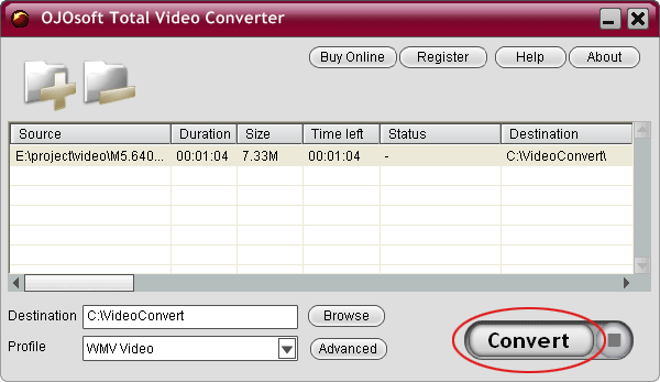 Setp3 - Convert MKV to VC1