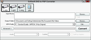 OJOsoft DVD to PSP Converter