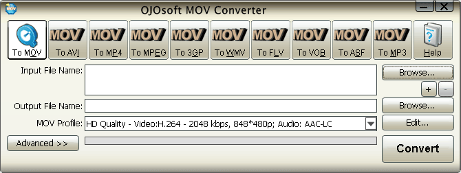 Interface of MOV converter
