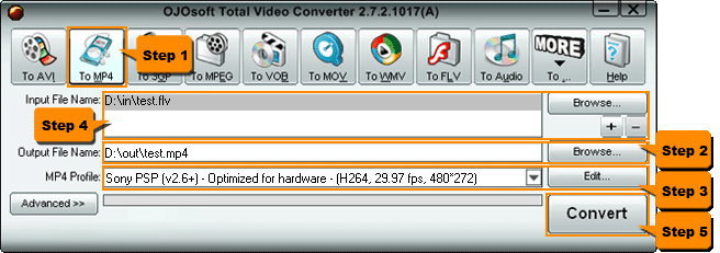 Convert YouTube to PSP video - YouTube to PSP Converter
